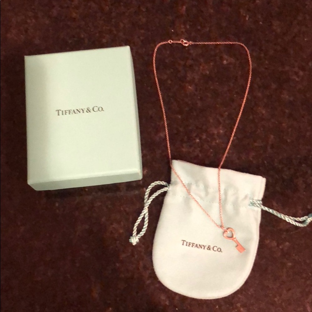 Key shaped Tiffany necklace